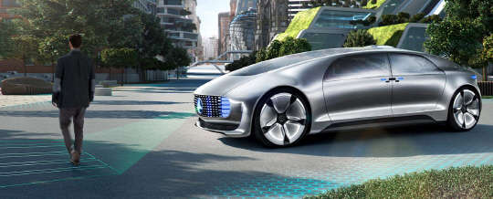 올해 CES에서 벤츠가 선보인 IoT에 기반을 둔 미래형 무인자동차. 사진=메르세데스벤츠 제공